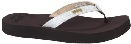Reef Star Cushion Sassy Dames Slippers - Brown/White - Maat 40