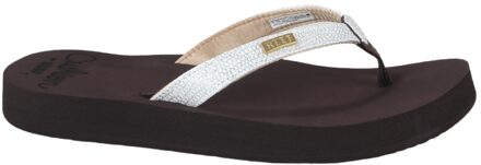 Reef Star Cushion Sassy Dames Slippers - Brown/White - Maat 41