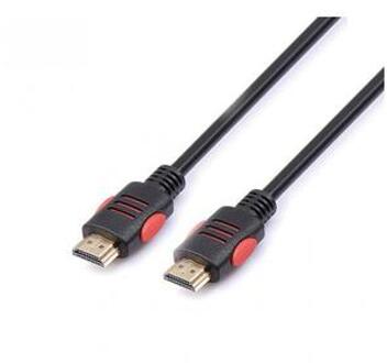 Reekin Full HD 4K HDMI-kabel - 1m - Zwart / Rood