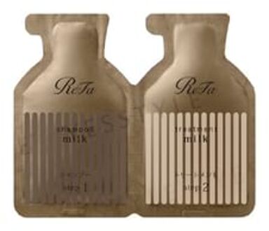 ReFa Milk Protein Royal Shampoo & Hair Treatment Trial Set 10ml + 10g
