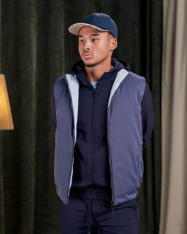 Refection reversibe bodywarmer Blauw - M