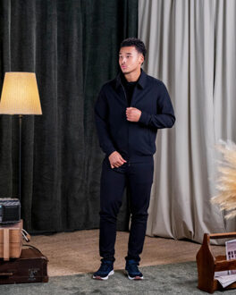 Refection set met kraag Blauw - XXL