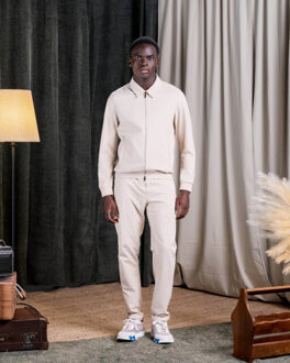 Refection set met kraag - maat L Ecru