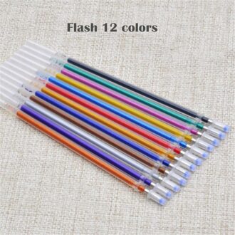 Refill Schilderij Pen Flash Ballpint Gel Kantoor School 12 Kleuren Vullingen Markers Water Kleur Gel Pen Vervangen Levert 5Ml # Y10