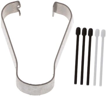 Refill Tip Voor Samsung Galaxy Note 5 / 4 /3 Stylus Pen Vervanging Nib Met Clip zwart