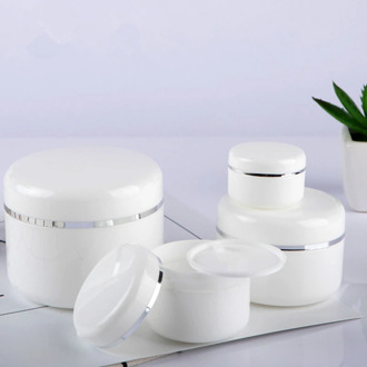 Refillable Bottles Travel Face Cream Lotion Cosmetic Container Plastic Empty Makeup Jar Pot 20/30/50/100/150/250ml