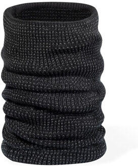 Reflecterende col - zwart - acryl en polyester - fleece voering - unisex