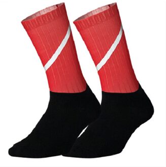 Reflecterende Compressie Fietsen Sokken Mannen Vrouwen Beroep Fiets Mtb Sport Running Sokken Ademende Sneakers Sport Sok 03