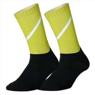 Reflecterende Compressie Fietsen Sokken Mannen Vrouwen Beroep Fiets Mtb Sport Running Sokken Ademende Sneakers Sport Sok 04