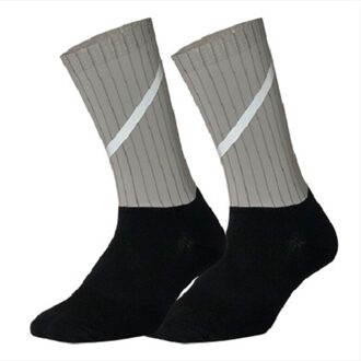 Reflecterende Compressie Fietsen Sokken Mannen Vrouwen Beroep Fiets Mtb Sport Running Sokken Ademende Sneakers Sport Sok 05