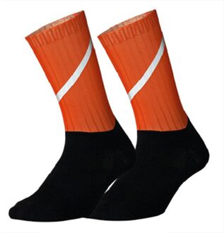 Reflecterende Compressie Fietsen Sokken Mannen Vrouwen Beroep Fiets Mtb Sport Running Sokken Ademende Sneakers Sport Sok 06