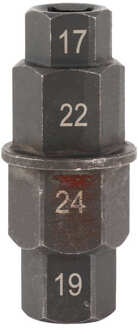 Reflecterende Onderdelen Vintage Auto Onderdelen Motorfiets Wiel As Removal Tool 17/19/22/24Mm Spindel demontage Inbussleutel Aluminium