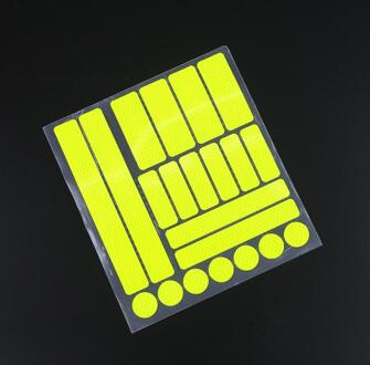 Reflecterende Stickers Fiets Lijm Fluorescerende Tape Voor Fiets Veiligheid Wit Rood Geel Blauw Fiets Stickers Fiets Accessoires