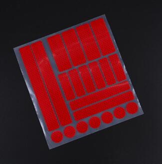Reflecterende Stickers Fiets Lijm Fluorescerende Tape Voor Fiets Veiligheid Wit Rood Geel Blauw Fiets Stickers Fiets Accessoires