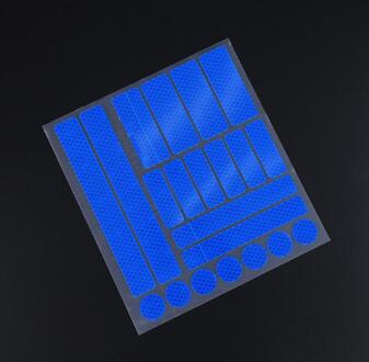 Reflecterende Stickers Fiets Lijm Fluorescerende Tape Voor Fiets Veiligheid Wit Rood Geel Blauw Fiets Stickers Fiets Accessoires