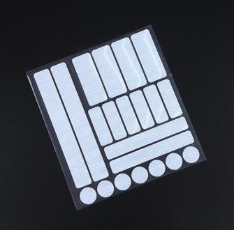 Reflecterende Stickers Fiets Lijm Fluorescerende Tape Voor Fiets Veiligheid Wit Rood Geel Blauw Fiets Stickers Fiets Accessoires