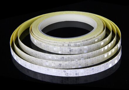 Reflecterende Tape Tl Mtb Bike Fiets Mtb Reflecterende Stickers Plakband Fiets Stickers Fiets Accessoires wit