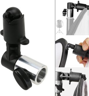 Reflector Clip Foto Video Fotografie Studio Achtergrond Reflector Softbox Disc Houder Clip Adapter Bracket Voor Flash Licht