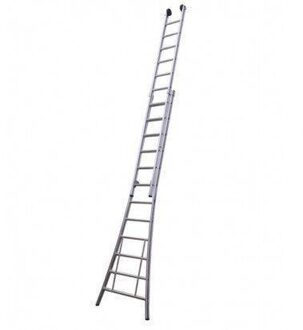 Reformladder PRO 2x14 met toprollen 3,75/6,50m - 1250300214