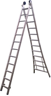 Reformladder SuperPRO geanodiseerd uitgebogen bomen - 2x14 - 1250400214