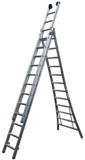 Reformladder SuperPRO geanodiseerd uitgebogen bomen- 3x12 - 1250600312