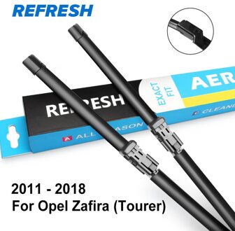 Refresh Wisserbladen Voor Opel Zafira/Zafira B / Zafira Tourer C Model Jaar 1997 voorkant en achterkant Wiper / 2011 - 2018 Tourer)