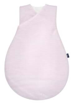 ® Baby aankleedkussen platte stof roos striped Roze/lichtroze - 80 cm
