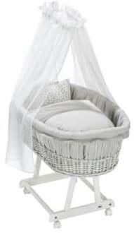 ® complete basket Birth e witte Aqua Dot - 80x46 cm