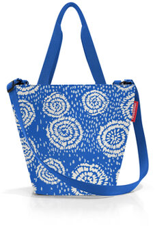 ® shopper XS batik sterk blauw