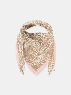 ® sjaal cannes luipaard ketting elegantie - maat One size Veelkleurig