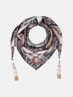 ® zijden sjaal kiev gedrukt tweed elegantie Veelkleurig - One size