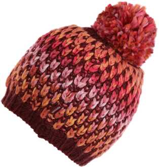Regatta Accessoires Regatta Juniors Bitsie V Bobble muts in Bourgondië - maat Rood