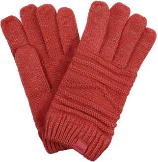 Regatta Accessoires Regatta Multimix IV Kabelgebreide Handschoenen in Rood - L/XL