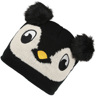 Regatta Accessories Regatta Juniors Animally III Bobble Hat in Black Zwart - 5-6J / 110-116cm
