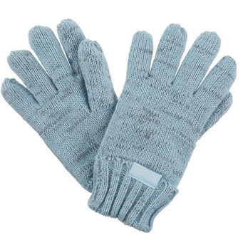 Regatta Accessories Regatta Juniors Luminosity Acrylic Knit Reflective Gloves in Light Blue Blauw - 5-6J / 110-116cm