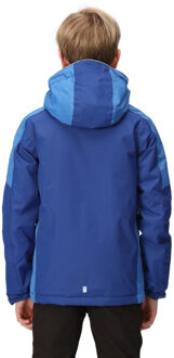 Regatta Boy's Regatta Juniors Volcanics Waterproof Rain Jacket in Blue Navy