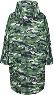 Regatta Camouflage Waterdichte Veranderjas voor Kinderen/Kinderen (Cactus groen/roze toverdrank) Donkergroen