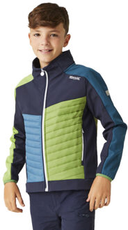 Regatta Childrens/kids brynden gewatteerde full zip soft shell jas Groen - 116
