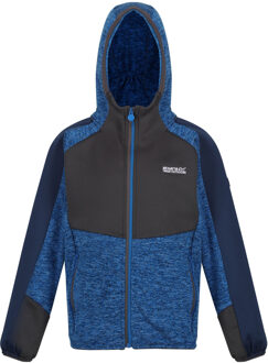 Regatta Childrens/kids dissolver vi marl fleece full zip hoodie Blauw - 140