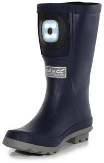 Regatta Childrens/kids fairweather shine brite light wellington boots - maat 30 Grijs