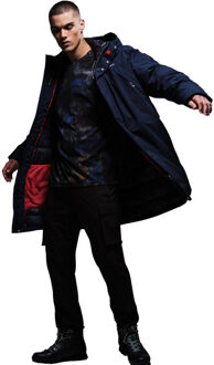 Regatta Christian lacroix gewatteerde lange waterdichte jas heren Blauw - XL