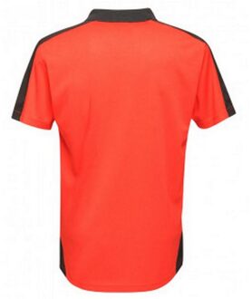 Regatta Contrast Coolweave Pique Polo Shirt (Klassiek rood/zwart) - XL