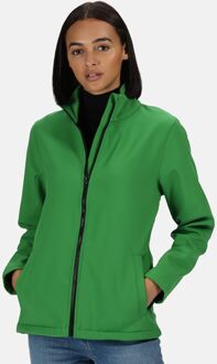 Regatta Dames Ablaze Printable Softshell Jas (Groen/Zwart) - EU 44 / UK 16