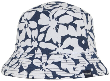 Regatta Dames abstract bloemige omkeerbare emmer hoed Blauw - M / L