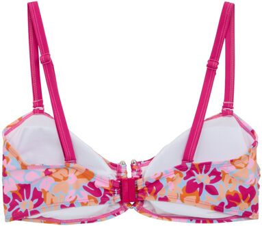 Regatta Dames aceana iii bloemig zomer bikinitopje Blauw/roze - EU 42 / UK 14