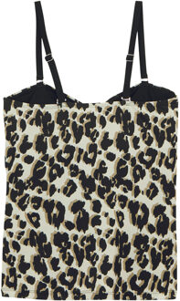 Regatta Dames aceana iii luipaardprint tankini top Naturel