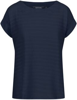 Regatta Dames adine gestreept t-shirt Blauw - 44