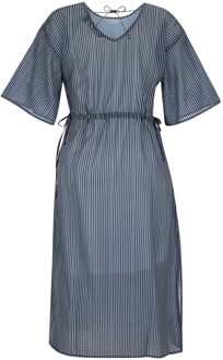 Regatta Dames Avorno Golfgestreepte Kaftan (Marineblauw/Wit) Navy - EU 42 / UK 14