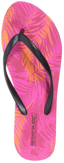 Regatta Dames bali palm leaf teenslippers - maat 39 Roze
