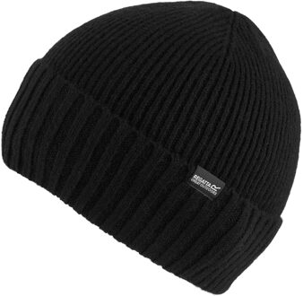 Regatta Dames Basis Ribbel Beanie (Zwart) - maat